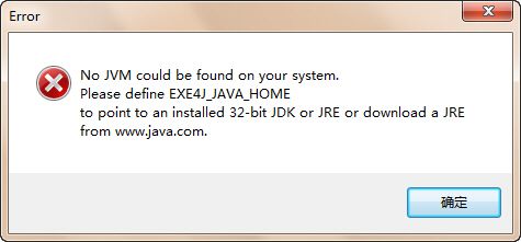 No JVM could be found on your systeme`ĽQk