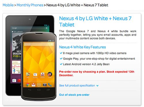 LG Nexus 4(hu)аɫ汾 12Ѯl(f)