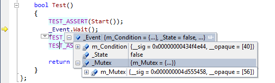 1. Hover mouse to evaluate expression